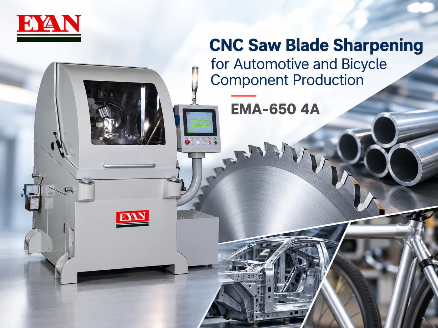 CNC Saw Blade Sharpening for Automotive and Bicycle Component Production: Why Grinding Consistency Matters